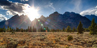 Sunset in the Grand Tetons