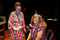 IHS45 Memphis: My friend Marilyn Kloss gets the Service Medal from IHS, with Heidi Vogel, Exec Secretary